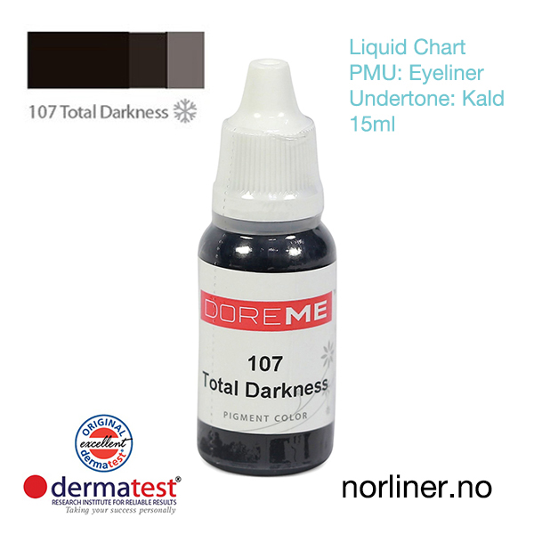 Hovedbilde MT-DOREME #107 Total Darkness til PMU Eyeliner [Liquid Chart] 15