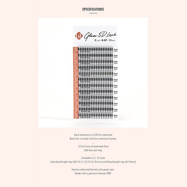 Hovedbilde BL-12-STRIPER 5D GLAM C-CURL 0,07-13mm