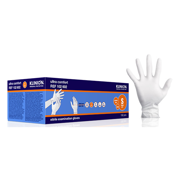 Hovedbilde MQ-HANSKE NITRIL Kort Hvit - Small - 150 Pakk