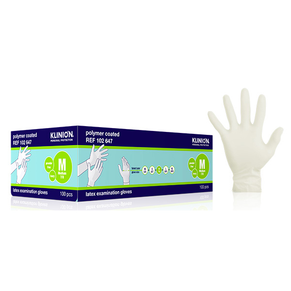 Hovedbilde MQ-HANSKE LATEX Kort Hvit - Medium - 100 Pakk