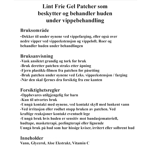 Bilde av HH-LINT FREE EYE PATCH 50 par!!