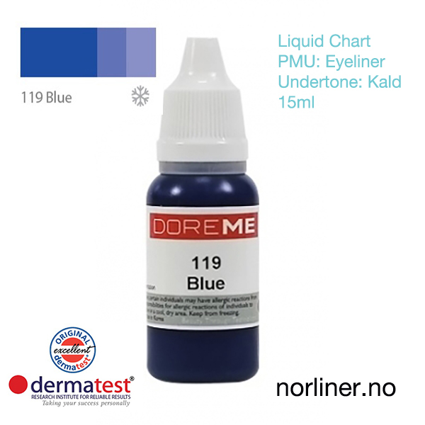 Hovedbilde MT-DOREME #119 Blue til PMU Eyeliner [Liquid Chart] 15ml