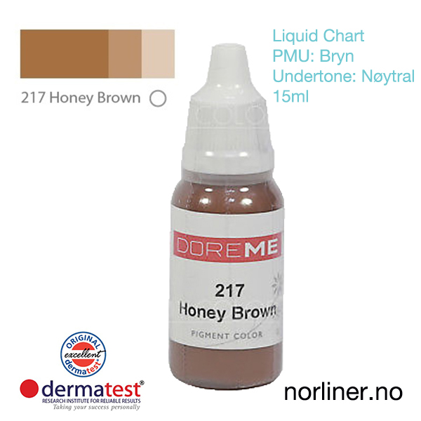 Hovedbilde MT-DOREME #217 Honey Brown til PMU Bryn [Liquid Chart] 15ml