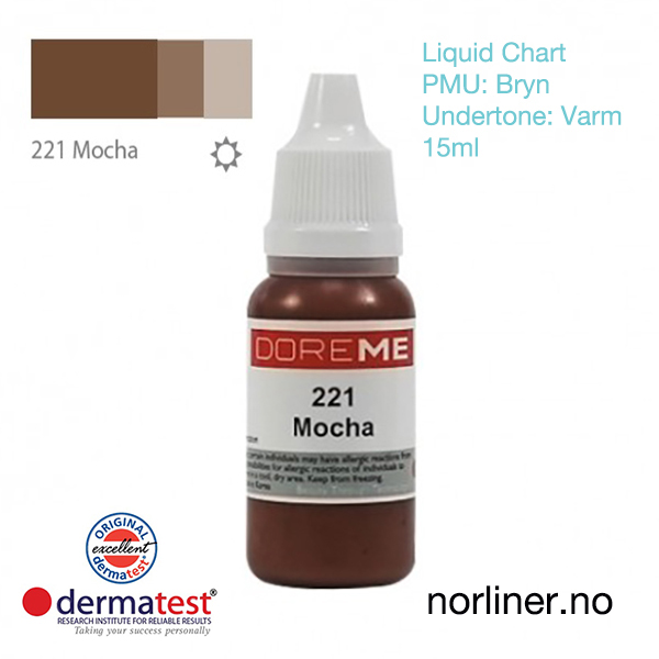 Hovedbilde MT-DOREME #221 Mocha til PMU Bryn [Liquid Chart] 15ml