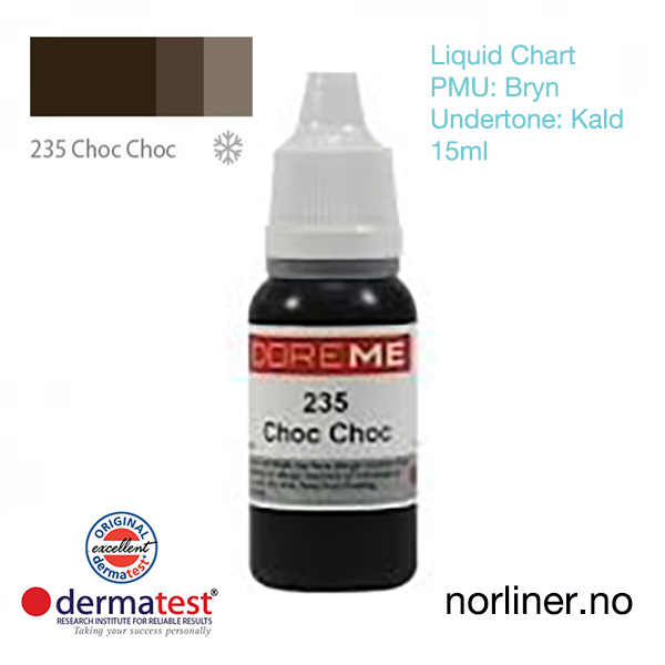 Bilde av MT-DOREME #235 Choc Choc til PMU Bryn [Liquid Chart] 15ml