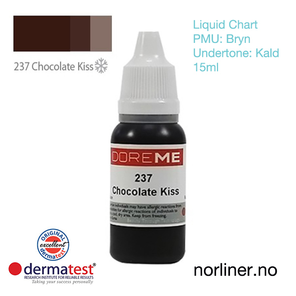 Hovedbilde MT-DOREME #237 Chocolate Kiss til PMU Bryn [Liquid Chart] 15ml
