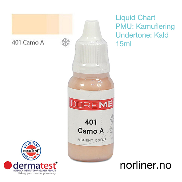 Hovedbilde MT-DOREME #401 Camo-A til PMU Kamuflering [Liquid Chart] 15ml