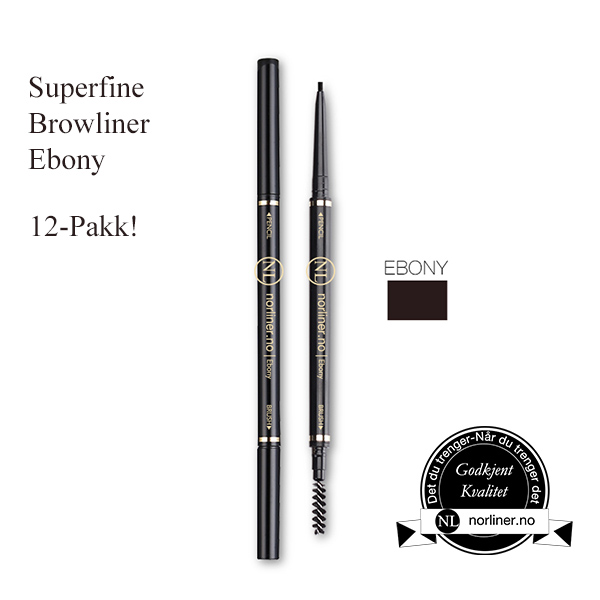Hovedbilde NL-Superfine Browliner Ebony 12-Pakk!