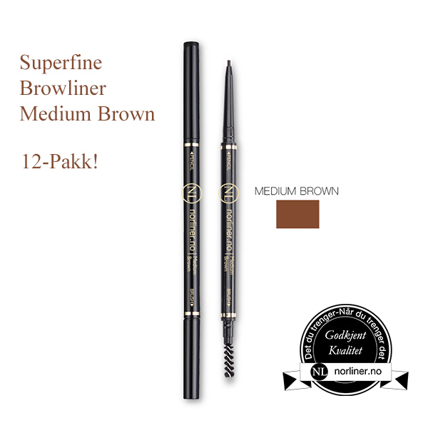 Hovedbilde NL-Superfine Browliner Medium Brown 12-Pakk!