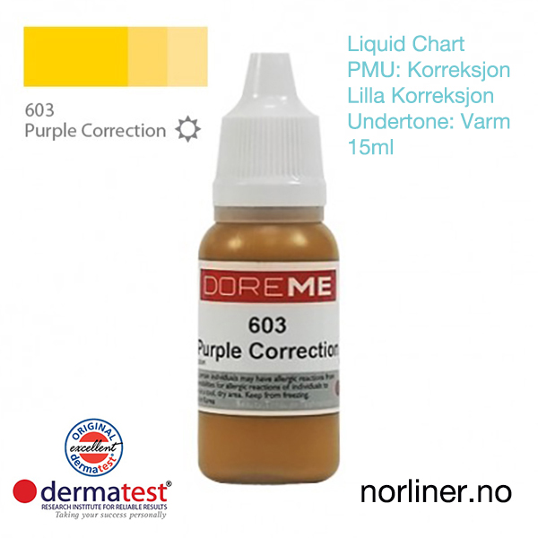 Hovedbilde MT-DOREME #603 PMU PURPLE-Korrigering [Liquid Chart] 15ml