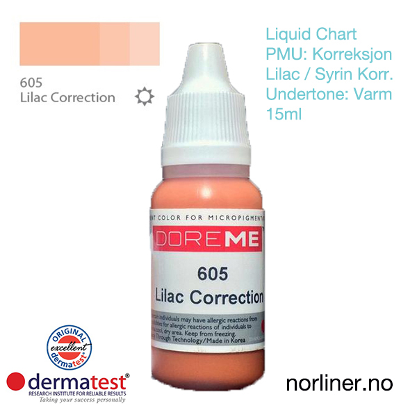 Hovedbilde MT-DOREME #605 PMU LILAC/SYRIN-Korrigering [Liquid Chart] 15ml