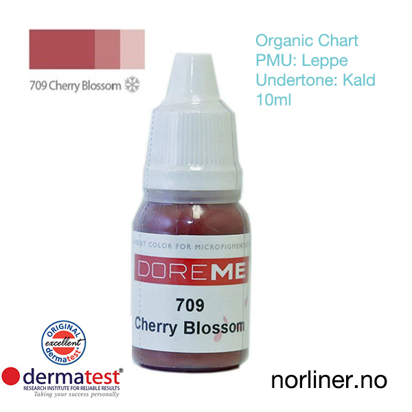 Hovedbilde MT-DOREME #709 Cherry Blossom PMU Leppe [Organic Chart] 10ml