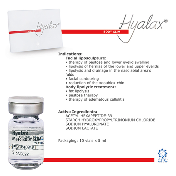Bilde av CI-HYALAX MESO BODY SLIM 5ml - 5PAKK!