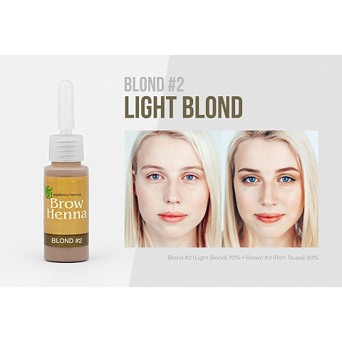 Hovedbilde LB-BH BROW XENNA KIT Blonde Set m/3 Farger 3x10ml