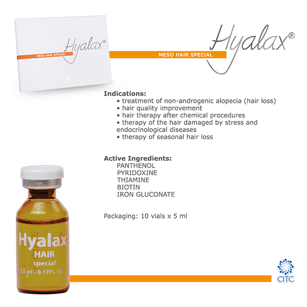Hovedbilde CI-HYALAX MESO HAIR (SPECIAL) - 5ml 5-PAKK!
