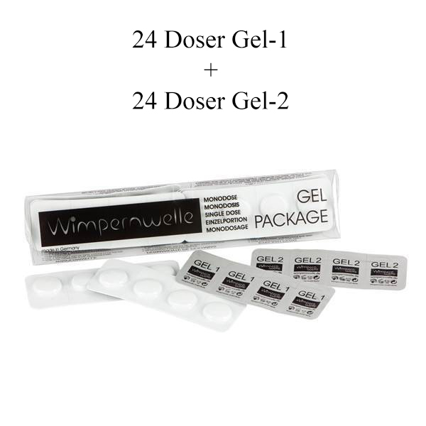 Bilde av WW-GEL, 24 doser (0,25 ml) Gel 1 og Gel 2, m/ pensel