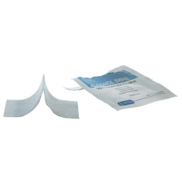 Hovedbilde MQ-PREPS PAD / INJEKSJONSTØRK Alkohol Swabs 30x60mm 100 Pakk