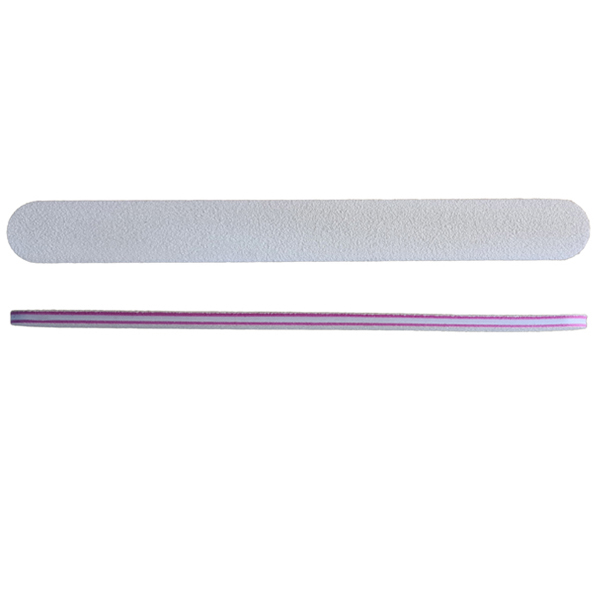Hovedbilde NL-NEGLEFIL RETT 80/80 - 18cm Hvit-Rosa 1 Stk