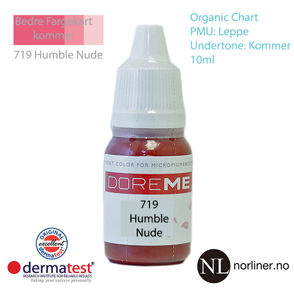 Hovedbilde MT-DOREME #719 Humble Nude PMU Leppe [Organic Chart] 10ml