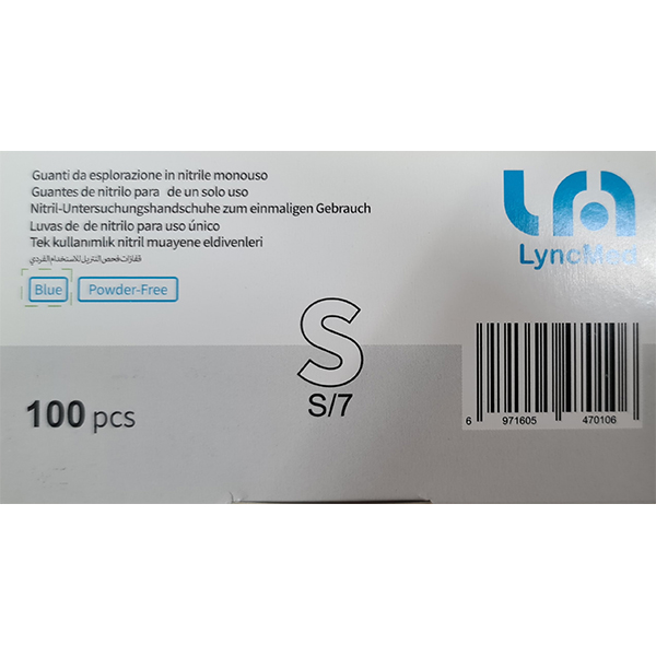 Hovedbilde LM-HANSKE NITRIL Kort Blå - Small - 1000 stk 20% rab