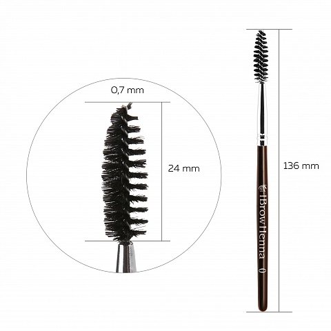 Hovedbilde LB-BH BROW HENNA Børste #0 Spoletype