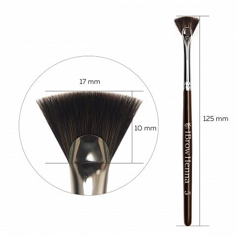 Hovedbilde LB-BH BROW HENNA Pensel #5 Til Tapping Vifte