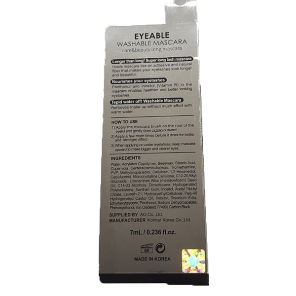 Hovedbilde BL-Eyeable Vaskbar Mascara 7ml