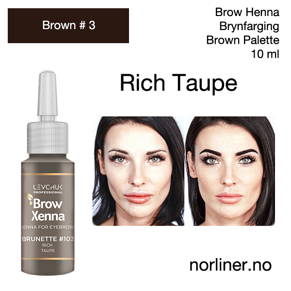 Hovedbilde LB-BH BROW XENNA Brown #3(103) Rich Taupe/Brown 10ml