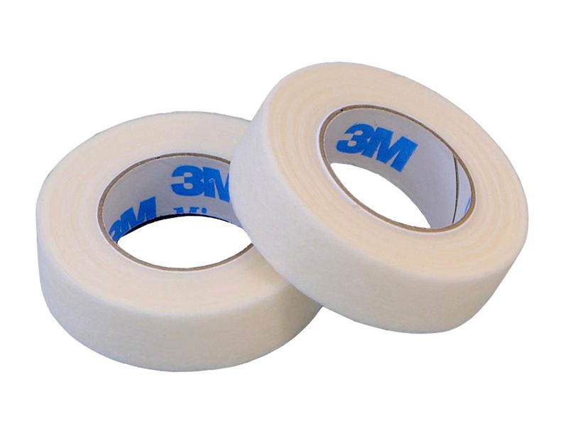 Hovedbilde MQ-Tape 3M Micropore - PAPIR - 1,25cm x 9,1m Hypoallergen BRUN