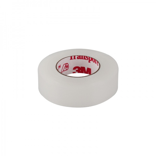 Hovedbilde BL-Tape 3M Transpore - PLASTIC Type - 1,25cm x 9,1m HVIT 