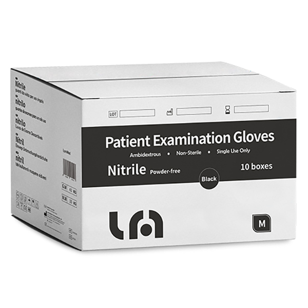 Bilde av LM-HANSKE NITRIL Kort Sort - Medium - 100 Pakk