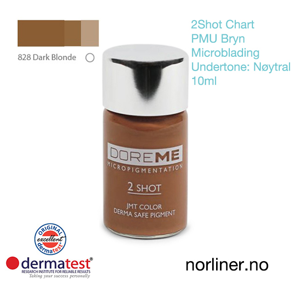 Hovedbilde MT-DOREME #828 Dark Blonde PMU Bryn &Microbl. [2Shot Chart] 10ml