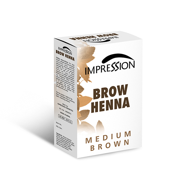 Hovedbilde NL-IMPRESSION BROW HENNA Pulver Brun Medium 10g