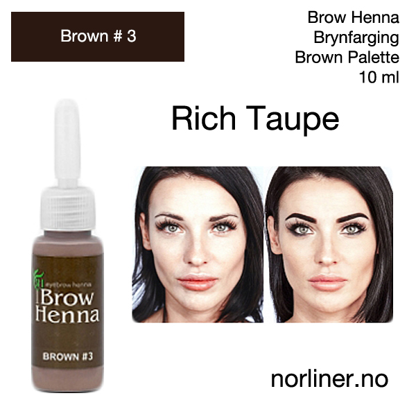 Hovedbilde LB-BH BROW XENNA Brown #3(103) Rich Taupe/Brown 10ml