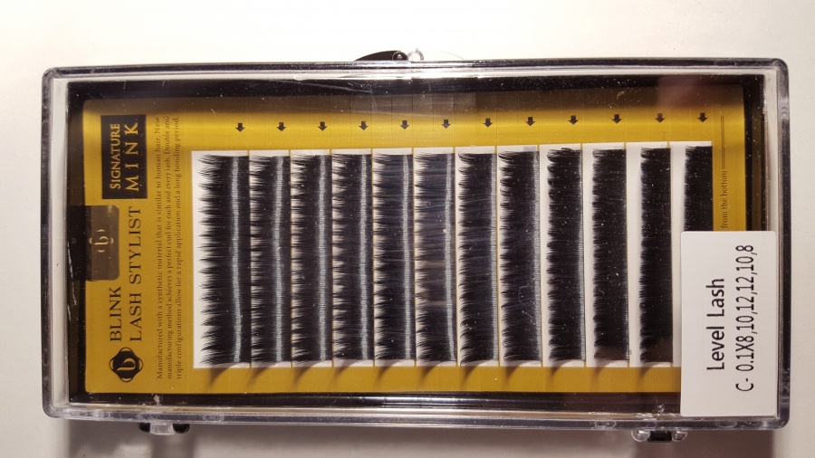 Hovedbilde BL-SIGNATURE MINK B-CURL LEVEL-LASH 0,1-[8,10,12,12,10,8]mm