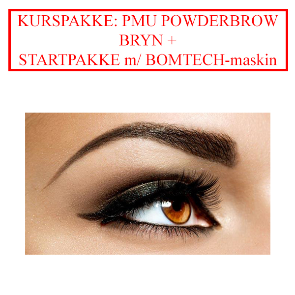 Hovedbilde KURSPAKKE: PMU POWDER BROWS BRYN + STARTPAKKE bomtech