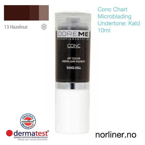 Hovedbilde MT-DOREME #13 Hazelnut til Microblading [Conc Chart] 10ml