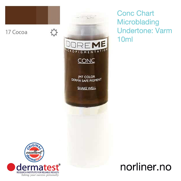 Hovedbilde MT-DOREME #17 Cocoa til Microblading [Conc Chart] 10ml