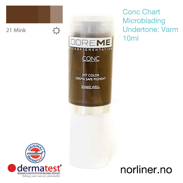 Hovedbilde MT-DOREME #21 Mink til Microblading [Conc Chart] 10ml