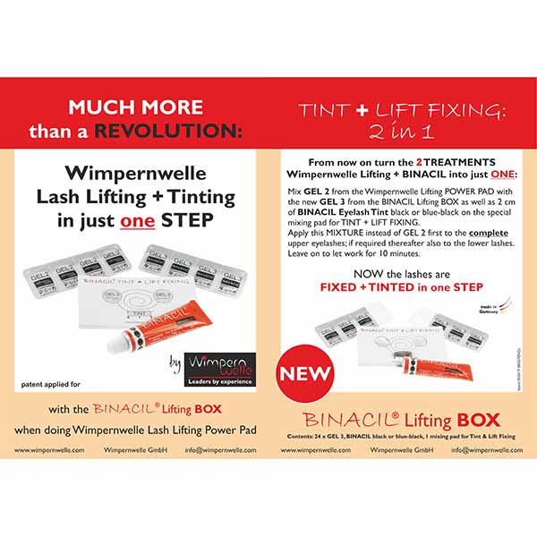 Hovedbilde WW-BINACILBOX Vippeløftfixering+Blåvart farge ETT STEG 24-Pakk